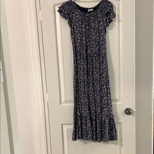 Universal Threads Floral Navy Dress